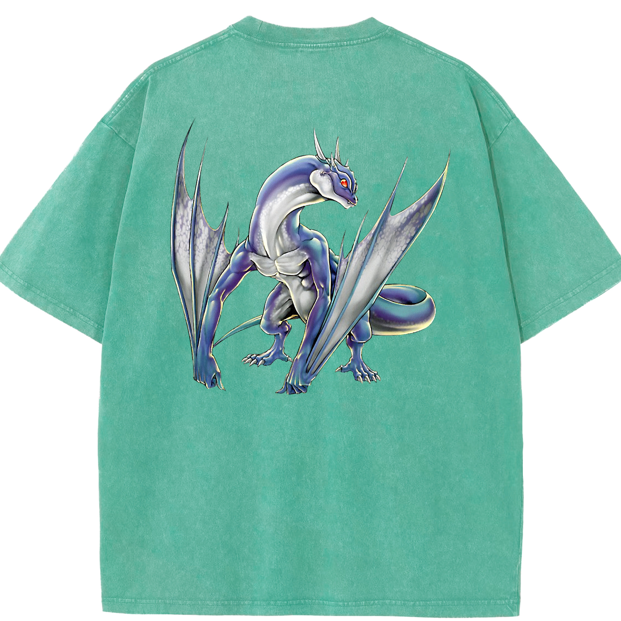 （画像用） 遊☆戯☆王 Yu-Gi-Oh! 綿100% ヴィンテージ風 半袖Tシャツ（背面プリント）